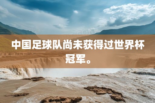 中国足球队尚未获得过世界杯冠军。