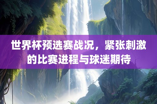 世界杯预选赛战况，紧张刺激的比赛进程与球迷期待吉安市靖泰电力工程有限公司
