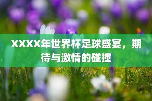 XXXX年世界杯足球盛宴，期待与激情的碰撞